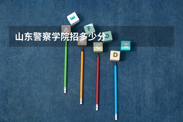 山东警察学院招多少分