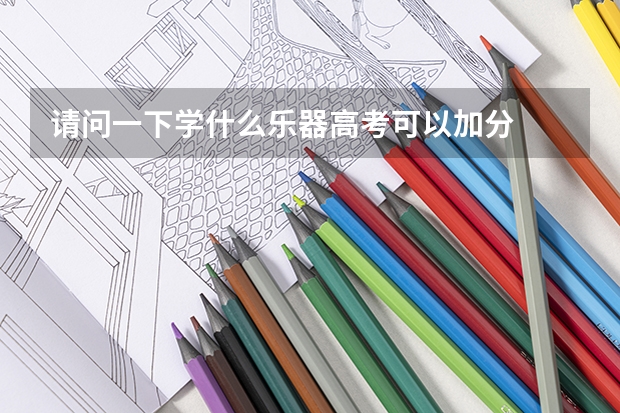 请问一下学什么乐器高考可以加分