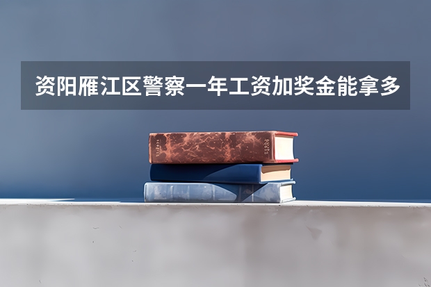 资阳雁江区警察一年工资加奖金能拿多少钱？简阳呢