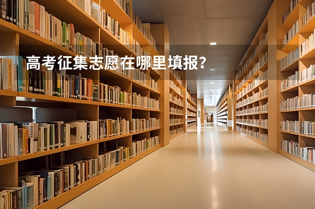 高考征集志愿在哪里填报？