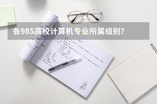 各985高校计算机专业所属组别？ 这么多计算机专业的比较