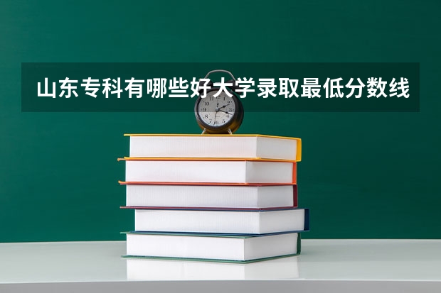 山东专科有哪些好大学录取最低分数线大约是多少
