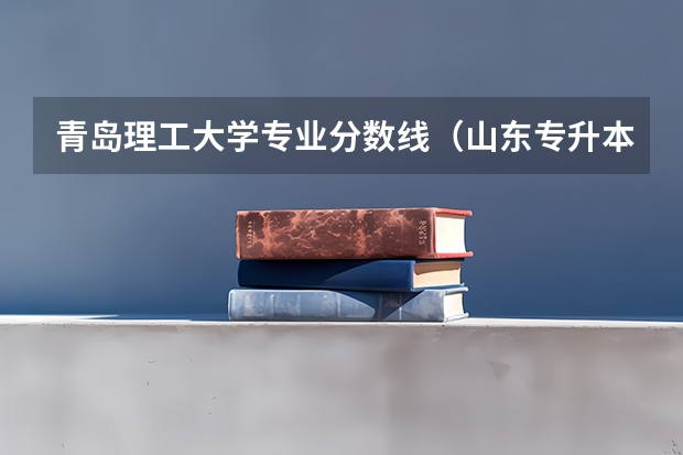 青岛理工大学专业分数线（山东专升本分数线）