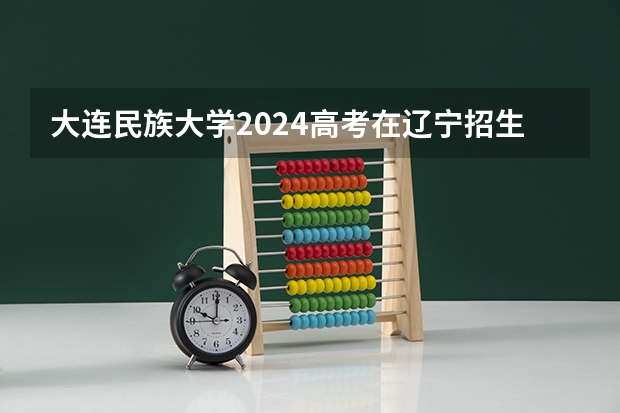 大连民族大学2024高考在辽宁招生计划介绍