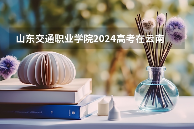 山东交通职业学院2024高考在云南招生计划介绍