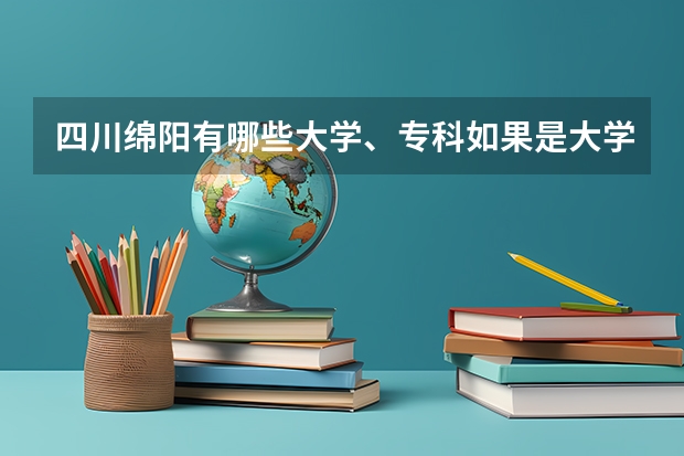 四川绵阳有哪些大学、专科如果是大学,说明一下是一本还是二本,三本