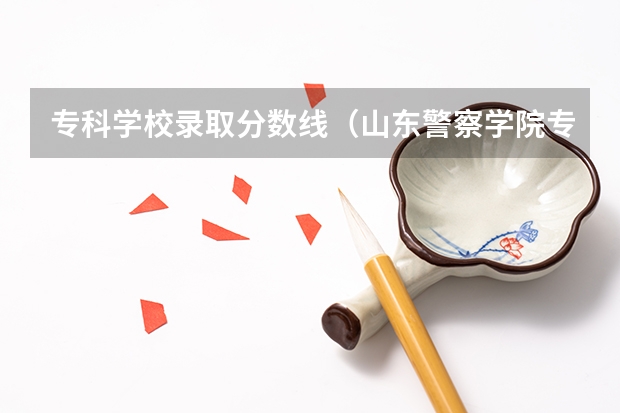 专科学校录取分数线（山东警察学院专科提前批分数线）