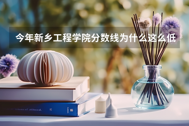 今年新乡工程学院分数线为什么这么低