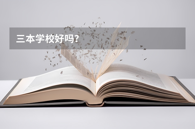三本学校好吗？
