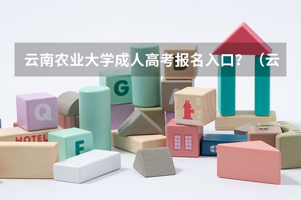 云南农业大学成人高考报名入口？（云南成人高考报名流程及网上报名时间）