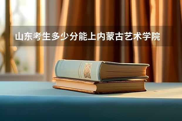山东考生多少分能上内蒙古艺术学院