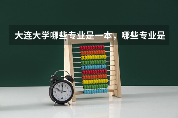 大连大学哪些专业是一本，哪些专业是二本，艺术设计（新媒体）的师资