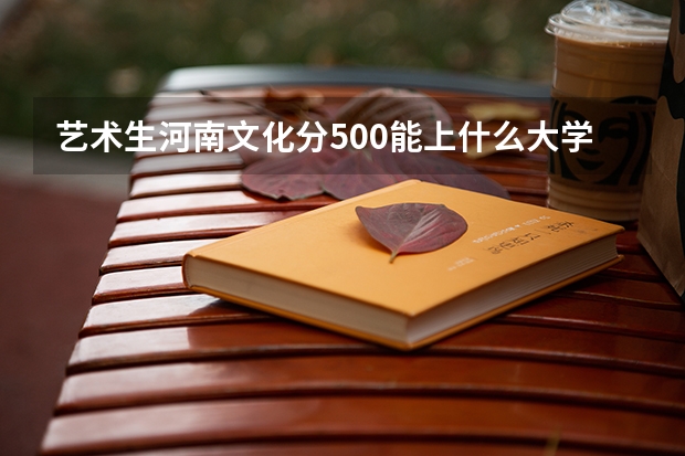 艺术生河南文化分500能上什么大学