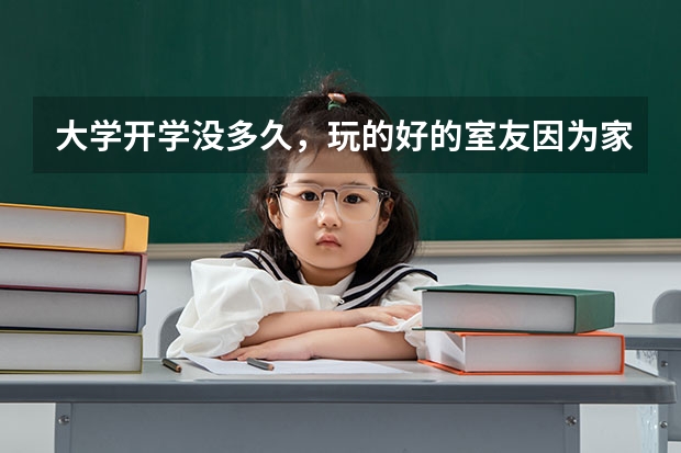 大学开学没多久，玩的好的室友因为家庭原因退了学。宿舍空了一张床，没有两天班上另一个女生搬过来了，刚