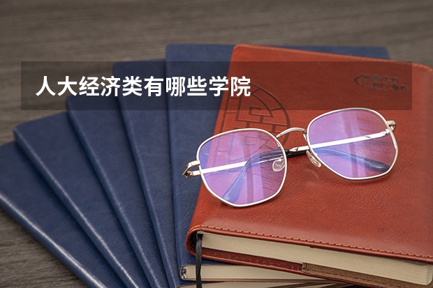 人大经济类有哪些学院