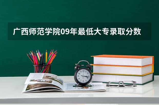 广西师范学院09年最低大专录取分数是多少