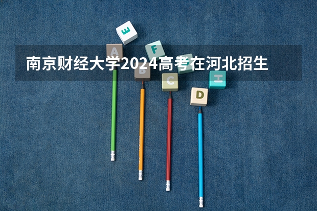 南京财经大学2024高考在河北招生计划介绍