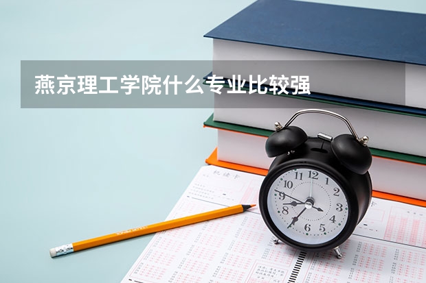 燕京理工学院什么专业比较强