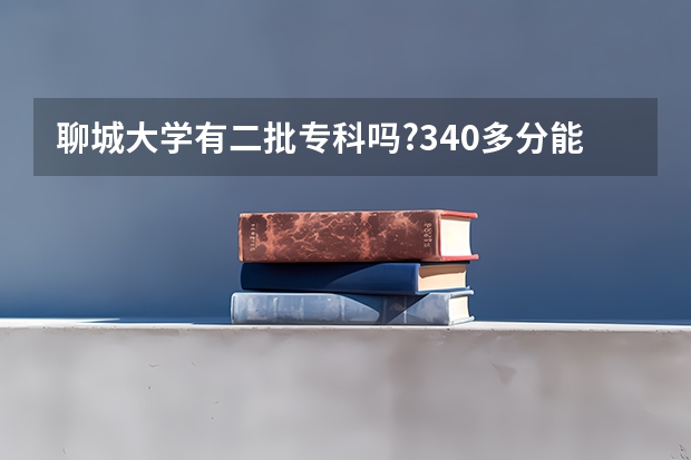 聊城大学有二批专科吗?340多分能报报上吗