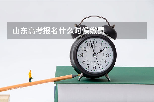 山东高考报名什么时候缴费