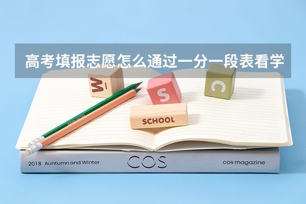 高考填报志愿怎么通过一分一段表看学校