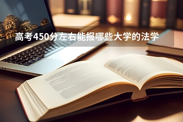 高考450分左右能报哪些大学的法学专业