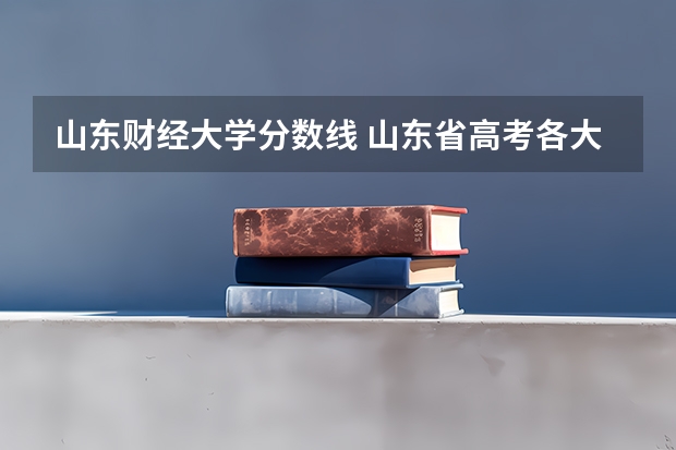 山东财经大学分数线 山东省高考各大学录取分数线