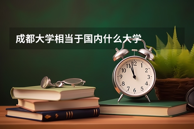 成都大学相当于国内什么大学
