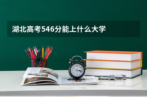 湖北高考546分能上什么大学