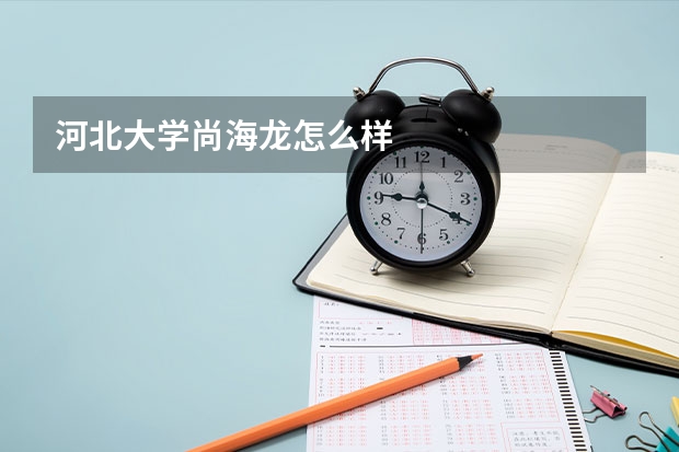 河北大学尚海龙怎么样
