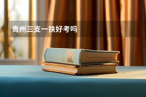贵州三支一扶好考吗