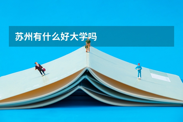 苏州有什么好大学吗