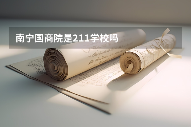 南宁国商院是211学校吗