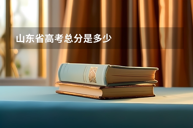 山东省高考总分是多少