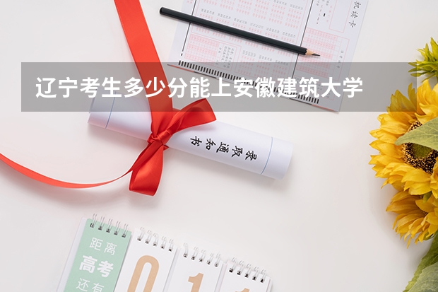 辽宁考生多少分能上安徽建筑大学
