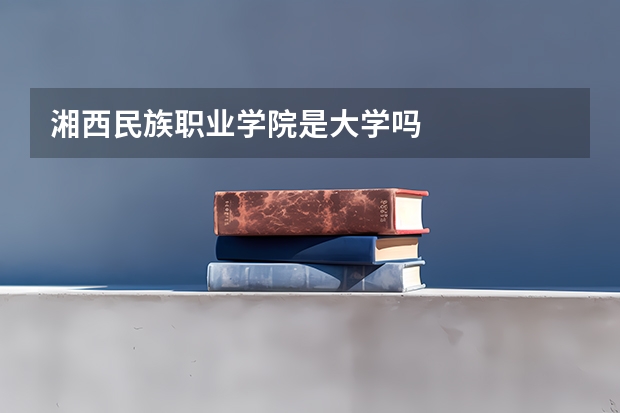 湘西民族职业学院是大学吗