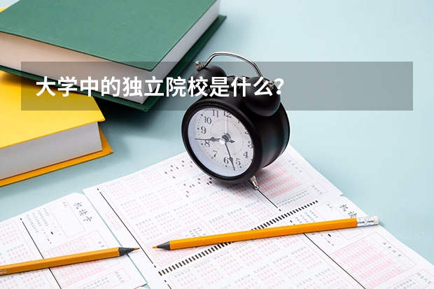 大学中的独立院校是什么？