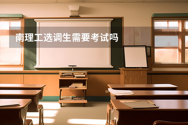 南理工选调生需要考试吗