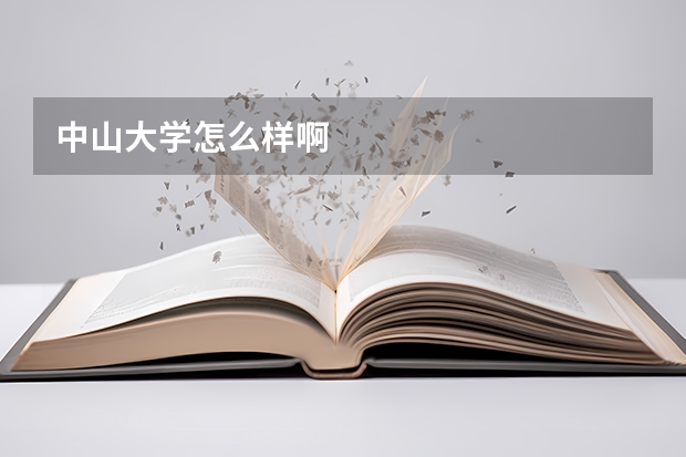 中山大学怎么样啊