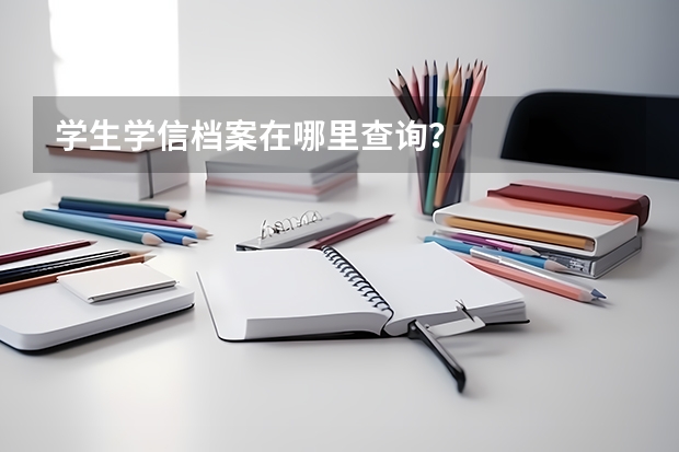 学生学信档案在哪里查询？