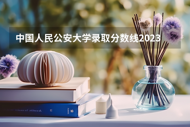 中国人民公安大学录取分数线2023侦查学（公安大学录取分数线）