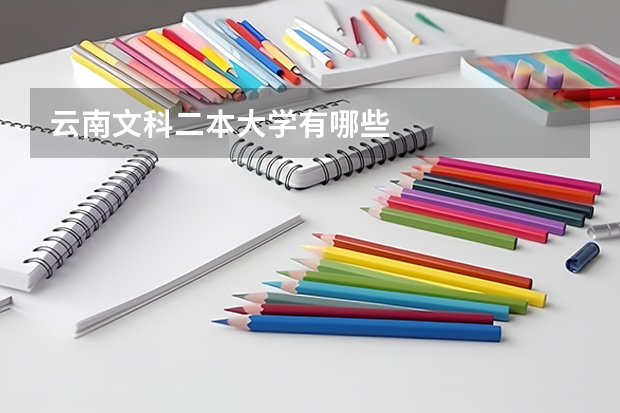 云南文科二本大学有哪些