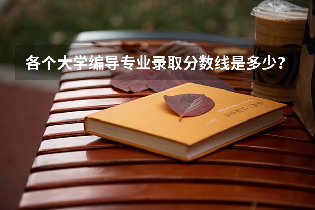 各个大学编导专业录取分数线是多少？