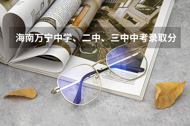 海南万宁中学、二中、三中中考录取分数线是多少？民族中学