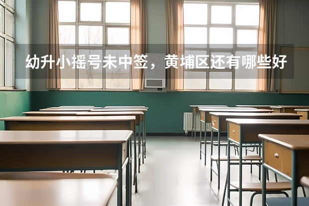 幼升小摇号未中签，黄埔区还有哪些好的民办学校有补录机会？