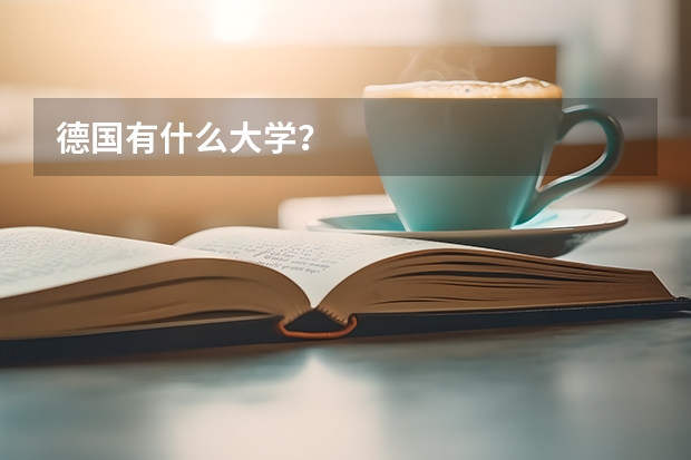 德国有什么大学？