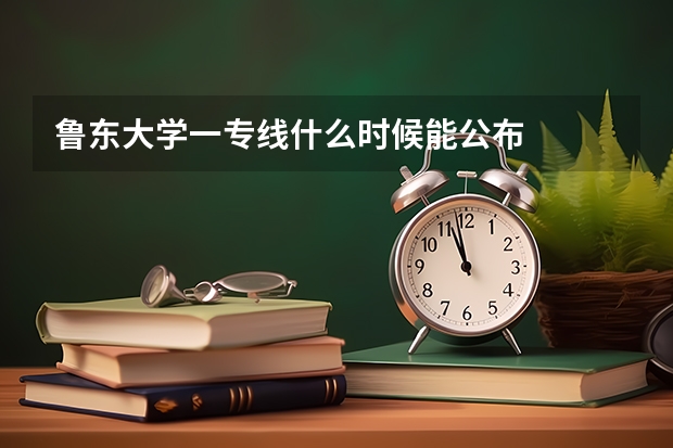 鲁东大学一专线什么时候能公布