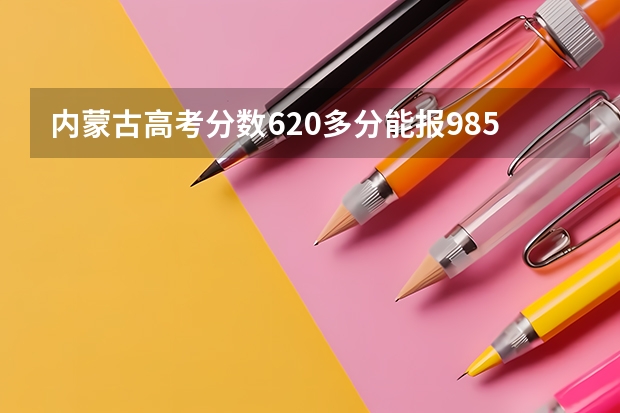 内蒙古高考分数620多分能报985哪些院校