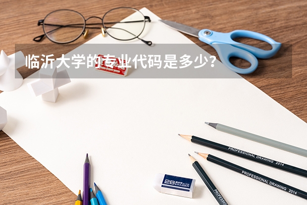 临沂大学的专业代码是多少?