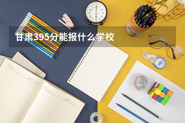 甘肃395分能报什么学校